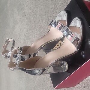 Silver heels